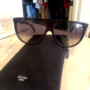 Celine Oversized Aviator Style Sunglasses